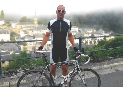 rob van bemmel op de racefiets on