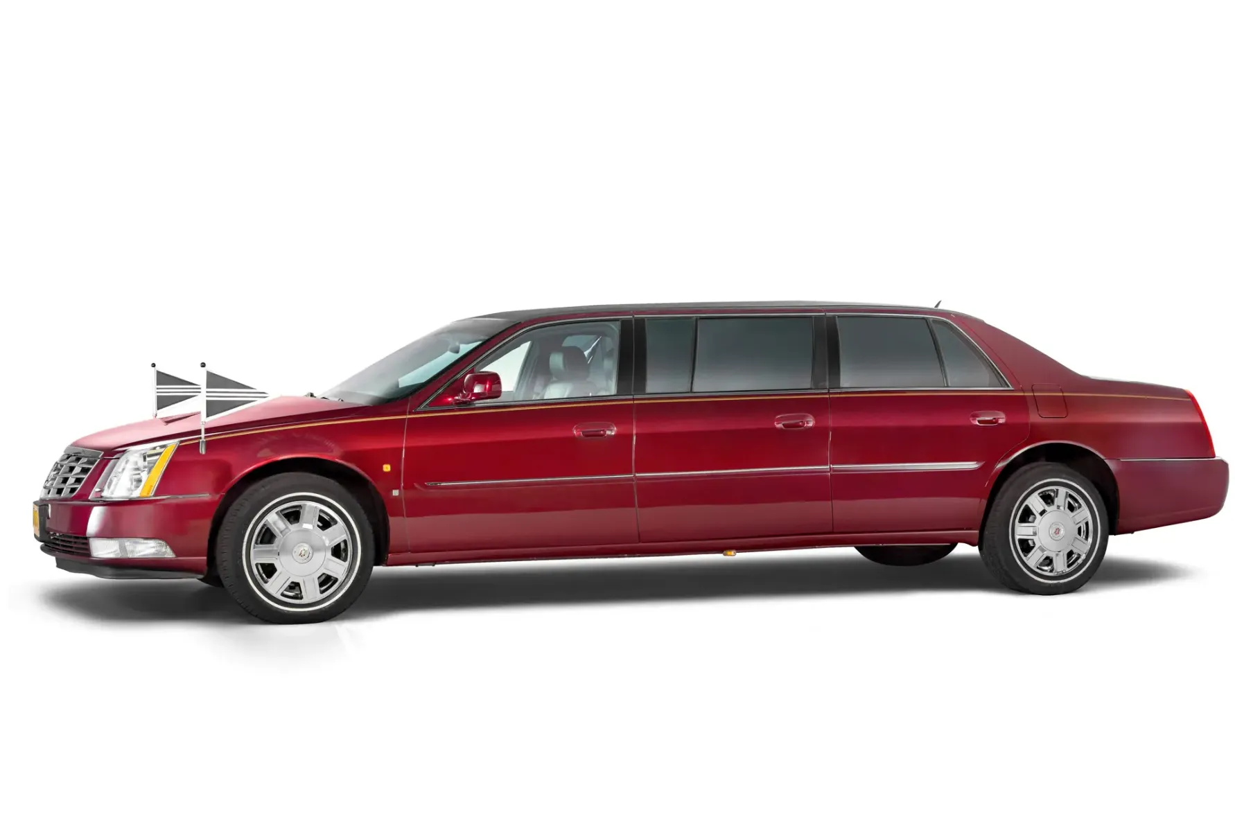 Cadillac 7 Persoons Volgauto (rood)