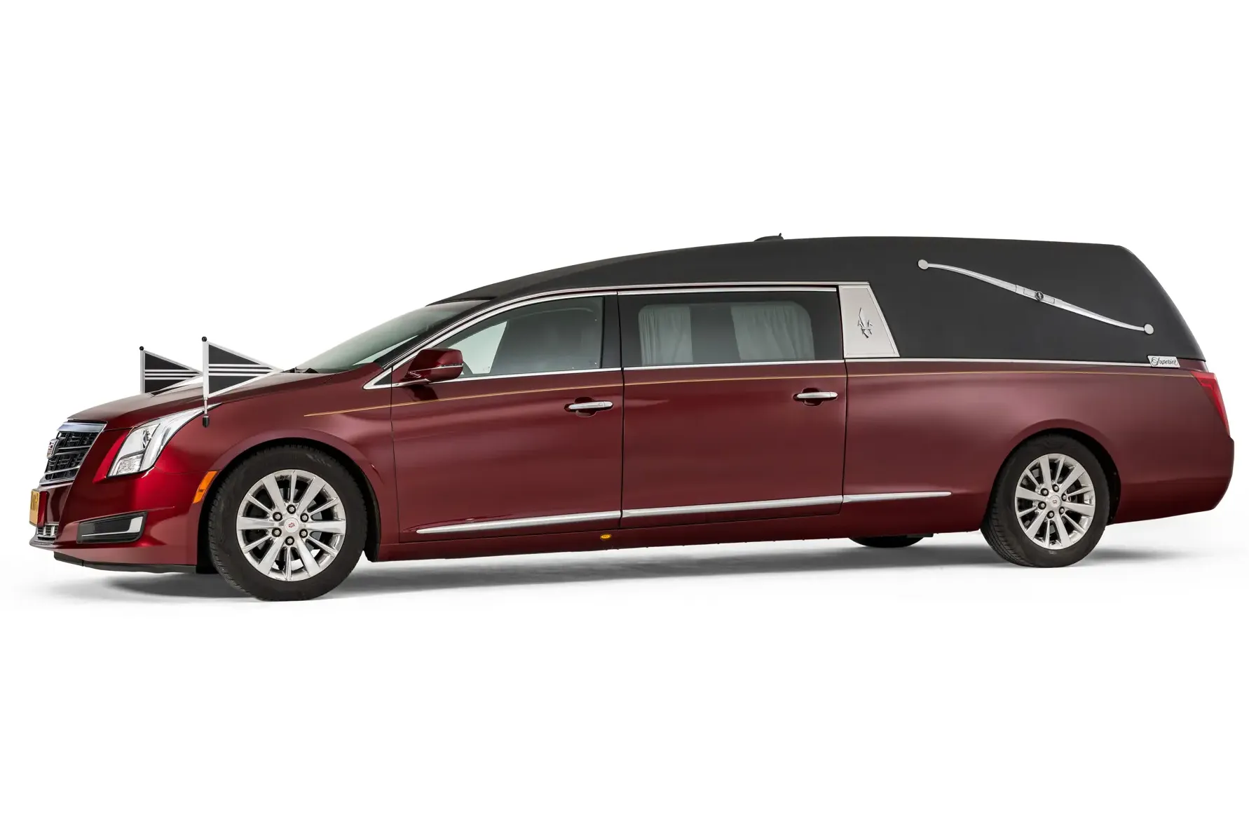 Cadillac Landaulet Rouwauto (rood)