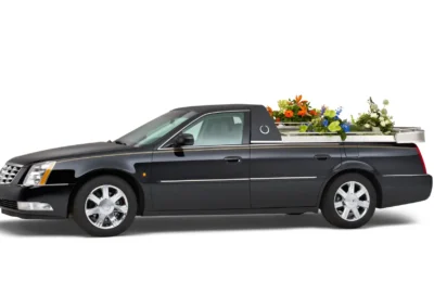 Cadillac Open Bloemenauto (zwart)