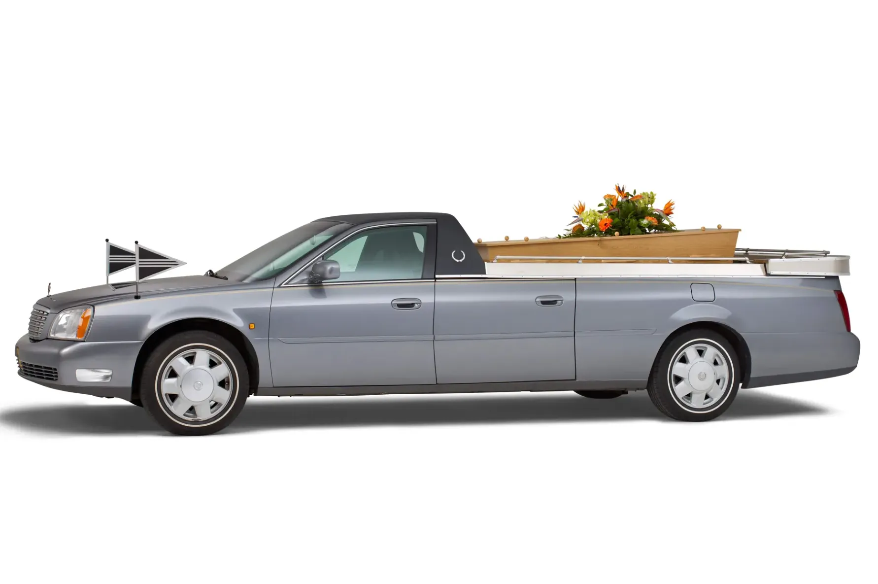Cadillac Open Rouwauto (grijs)