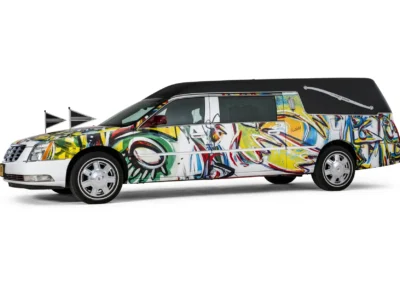 Cadillac Rouwauto Kleurrijk