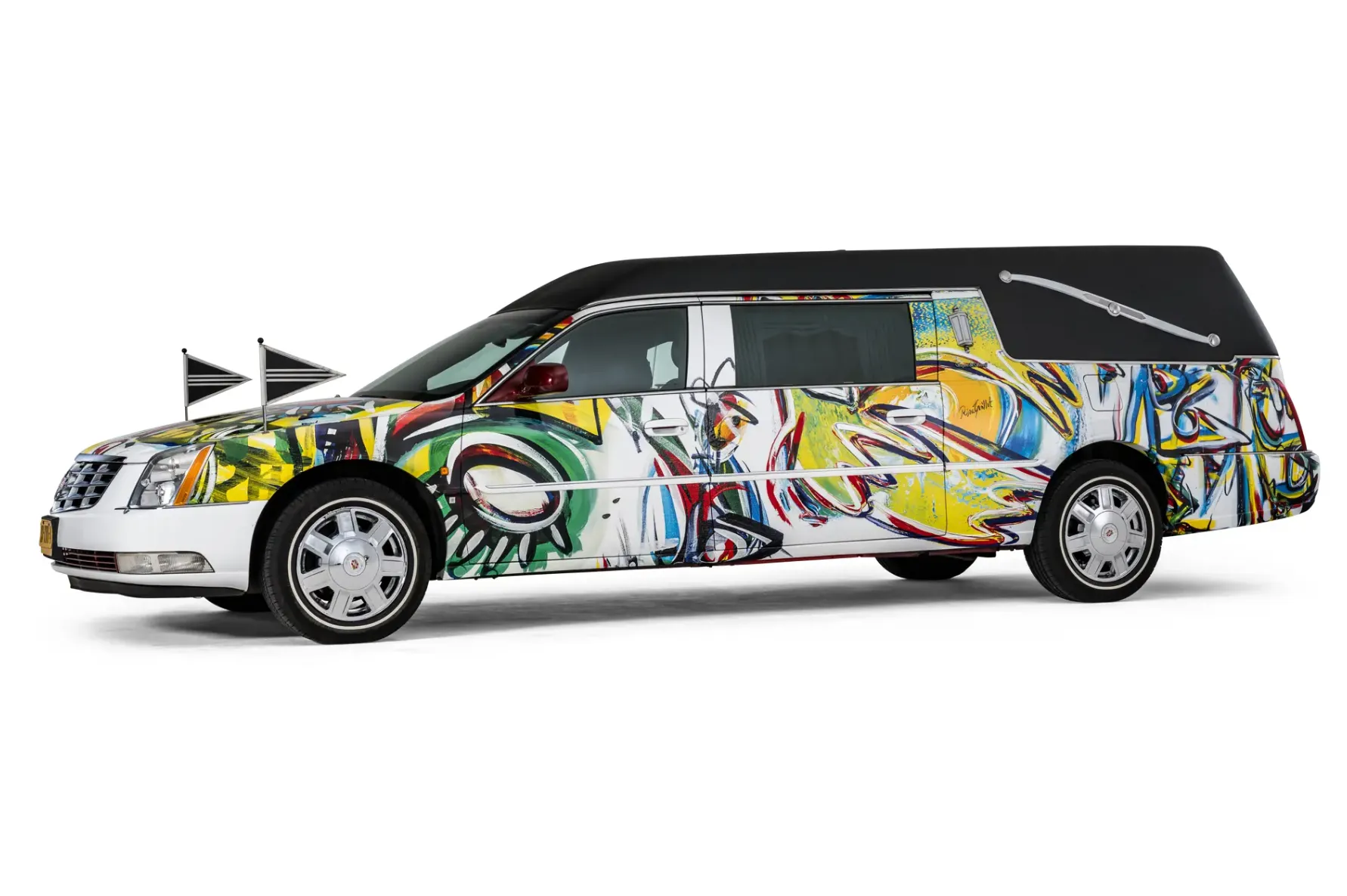 Cadillac Rouwauto Kleurrijk