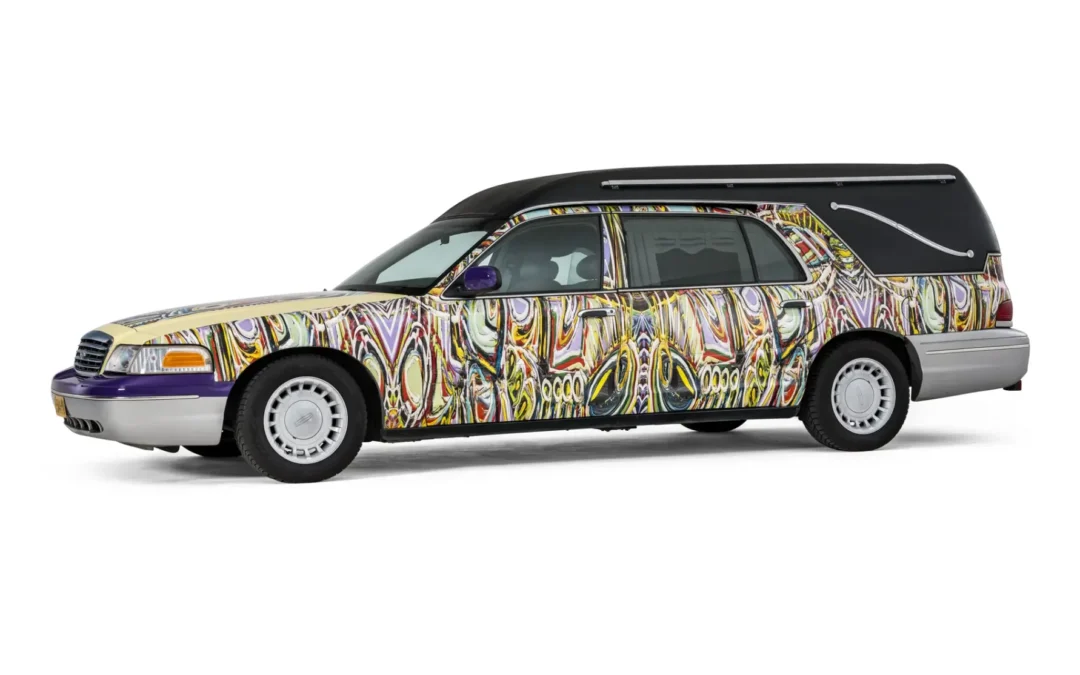Cadillac rouwauto Magical Mystery