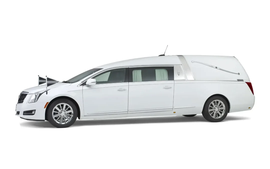 Cadillac Landaulet rouwauto (wit)