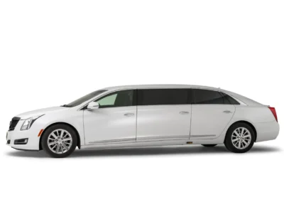 Cadillac 7 Persoons Volgauto (wit)