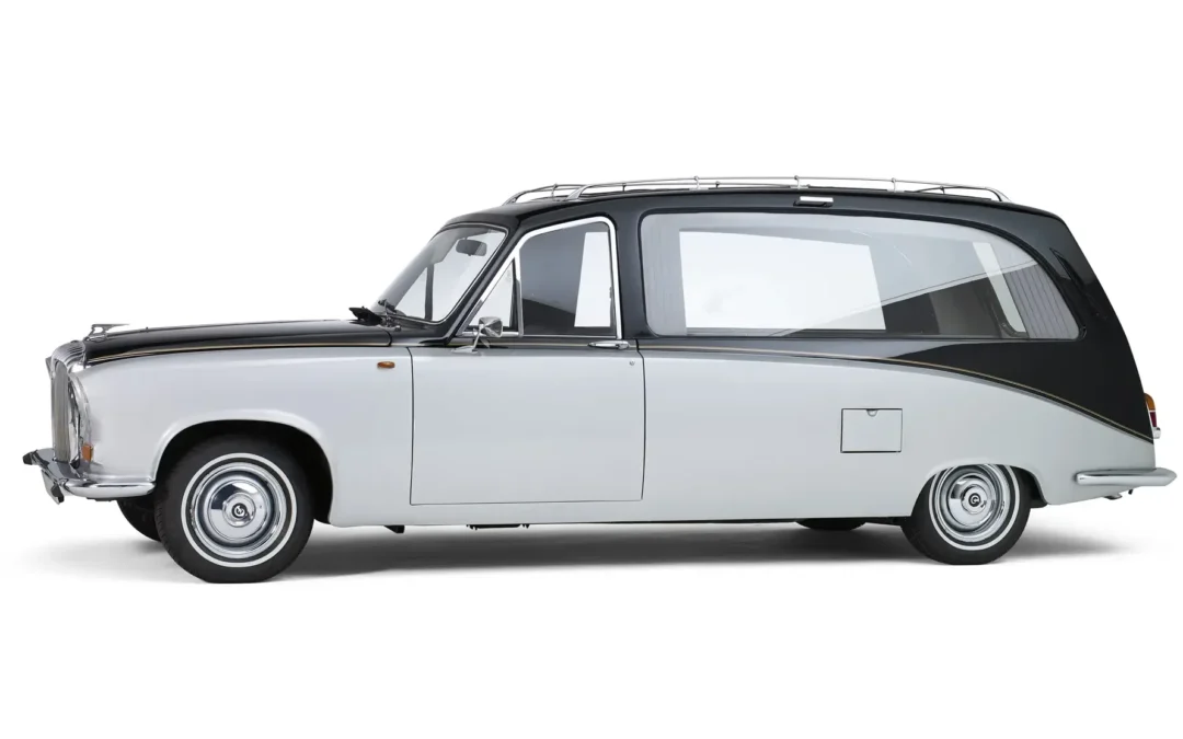 Daimler rouwauto (grijs/zwart)