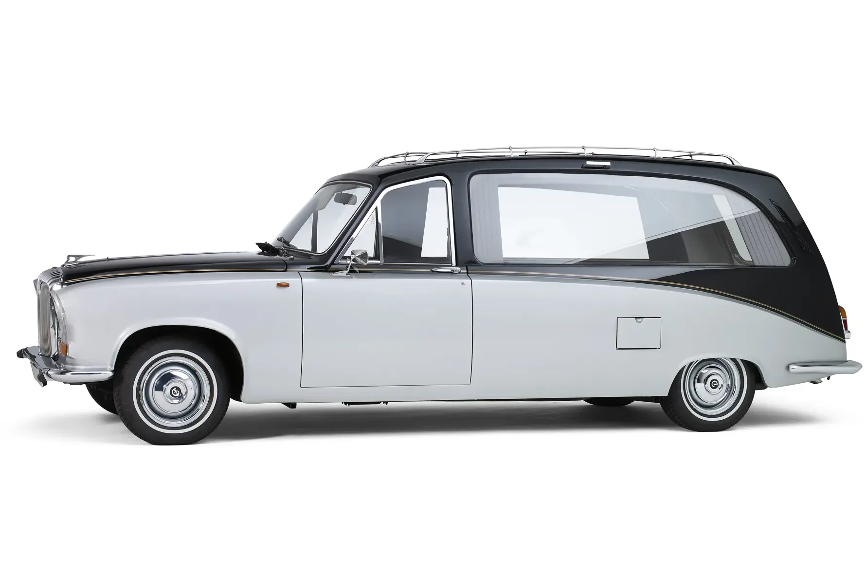 Daimler Rouwauto (grijs/zwart)