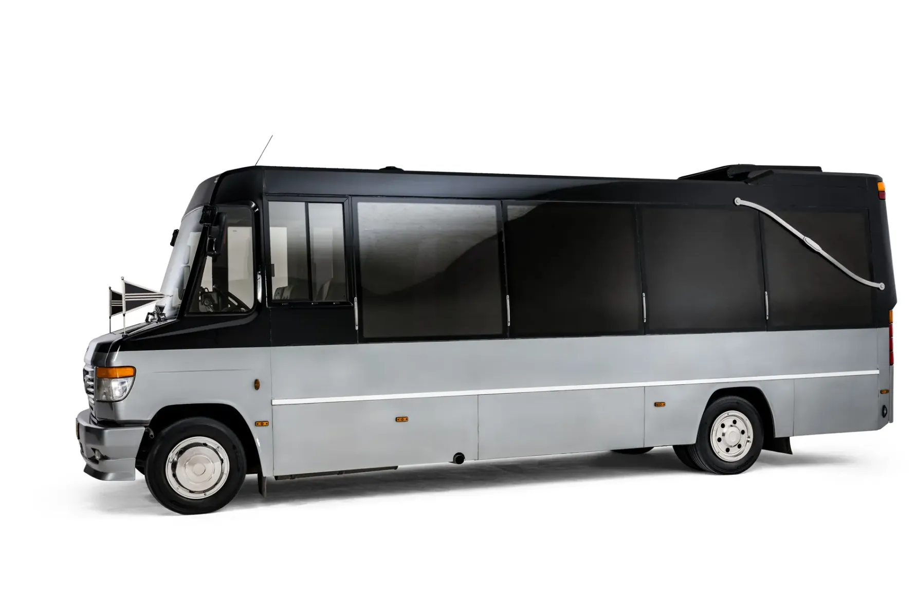 Mercedes Uitvaartbus Getinte Ruiten