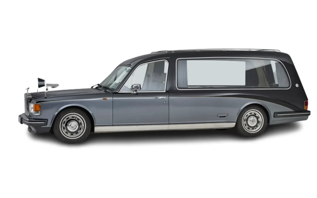 Rolls-Royce Silver Spirit rouwauto (grijs/zwart)